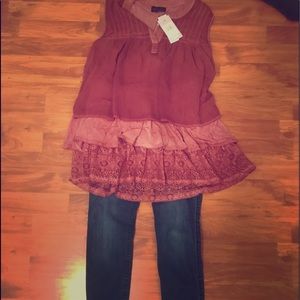 Hollister Jeggings and Artesia Top